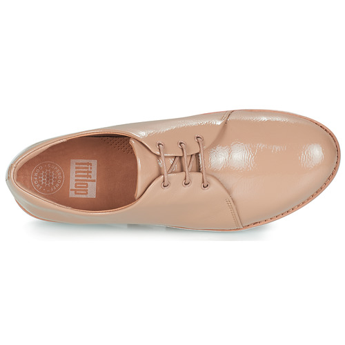 FitFlop - DERBY CRINKLE PATENT - Taupe