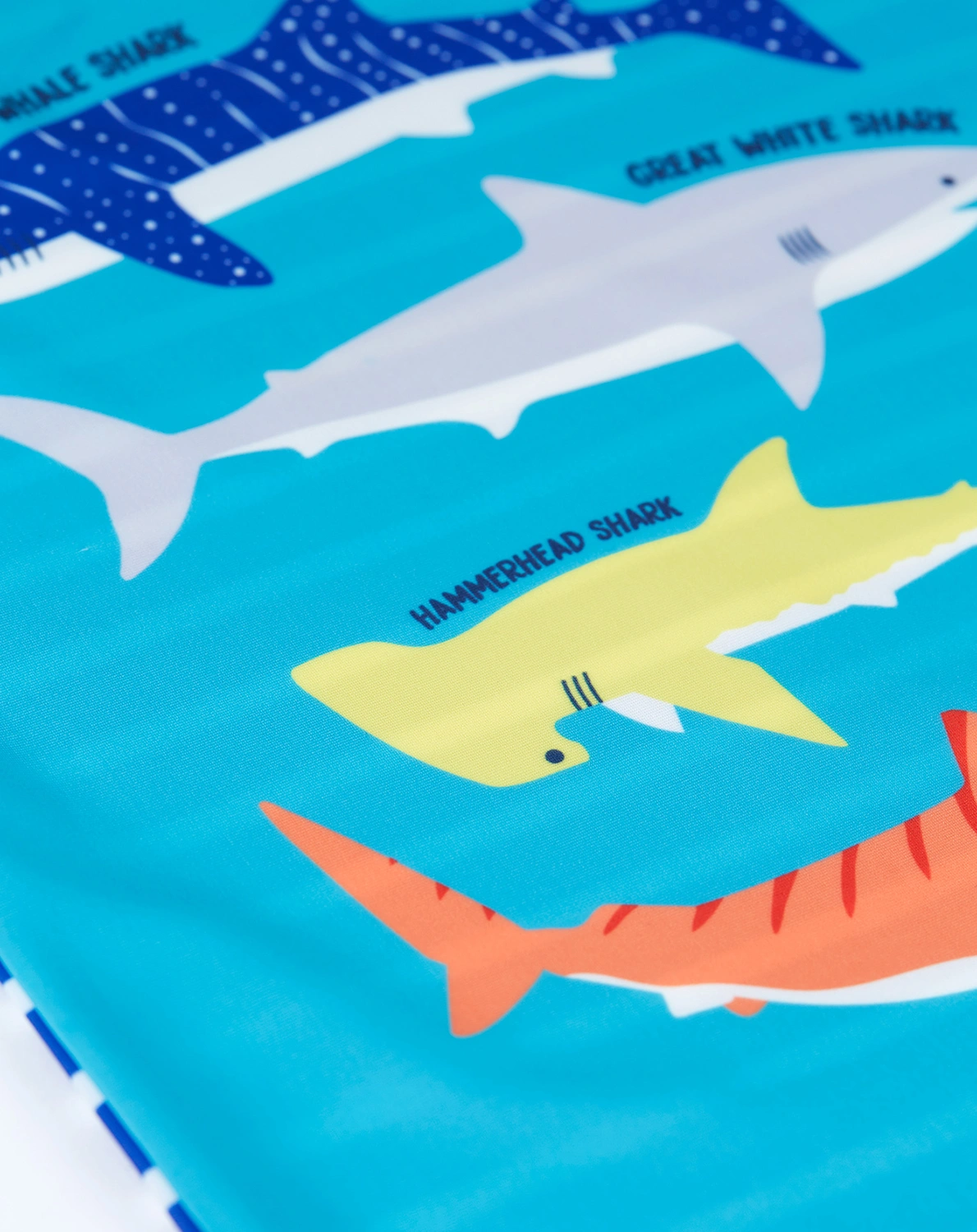 Langarm-Badeshirt SHARKS in ocean