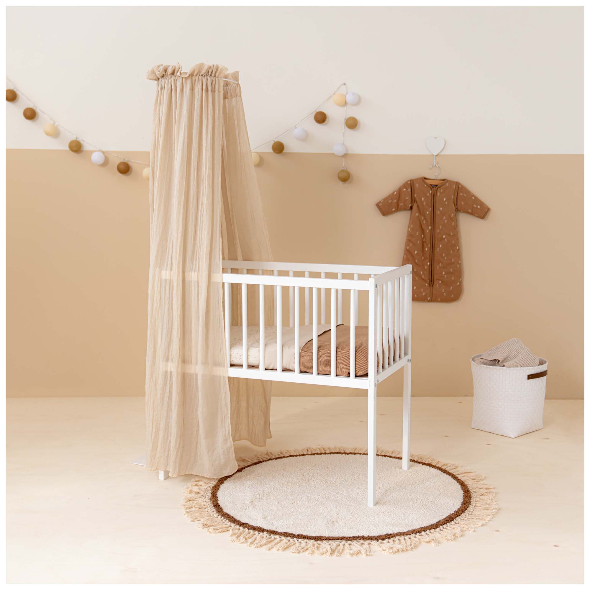 Prenatal wieg Elian 40x80cm wit