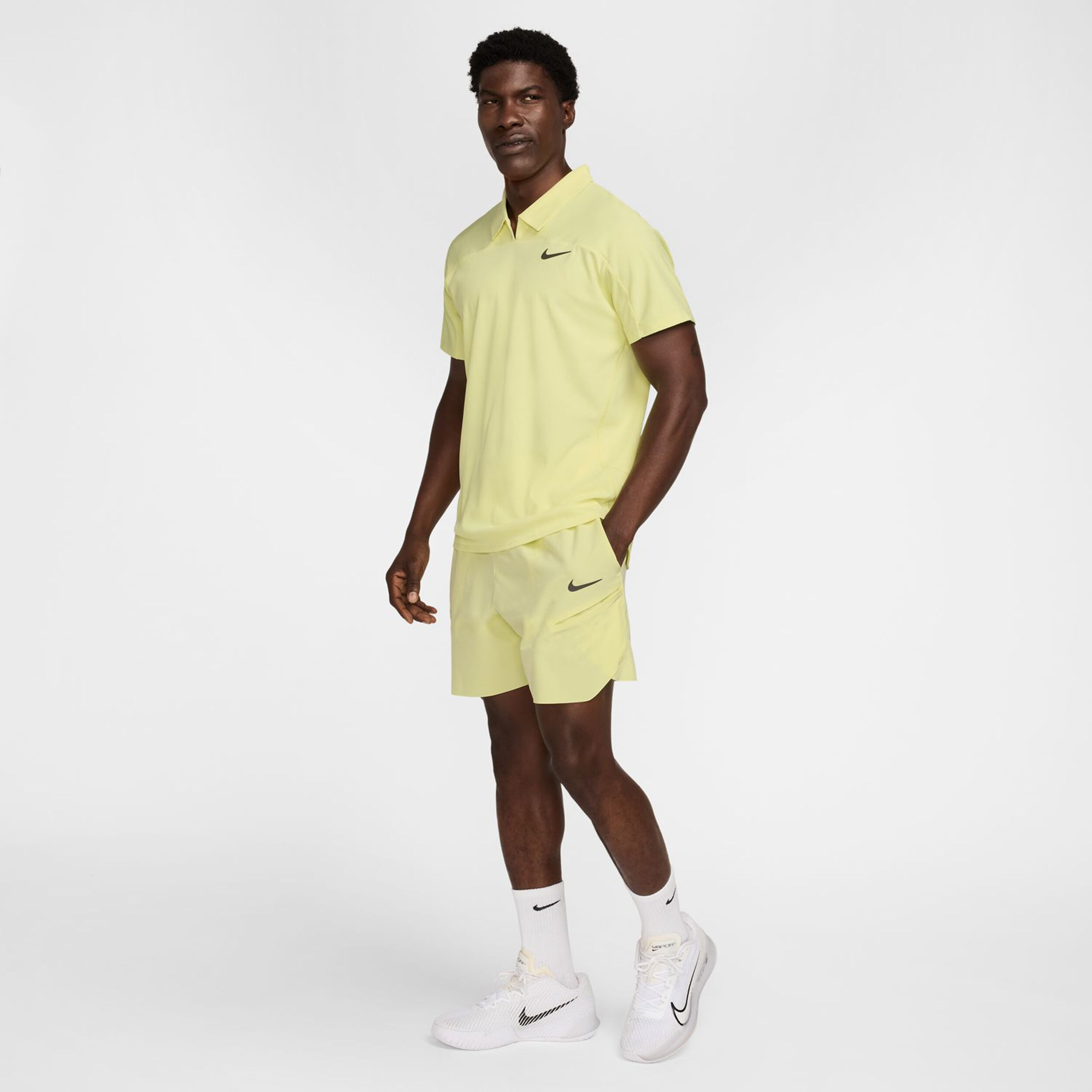 Nike Court Dri-Fit Advantage Slam Polo Hommes - Jaune