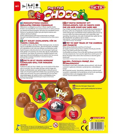 TACTIC Brettspiele - Pop'N'Find - Choco