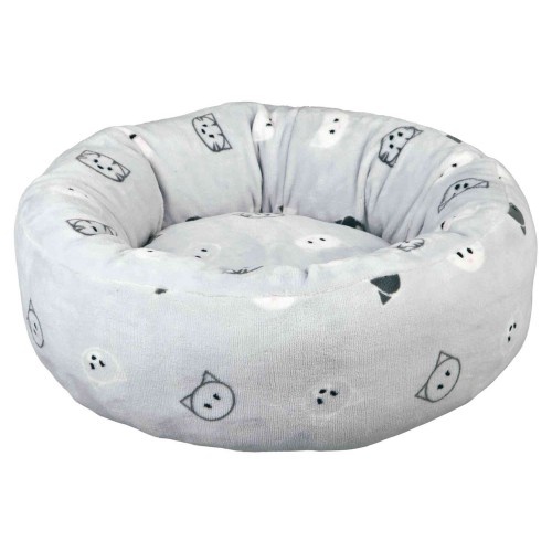 Cama redonda cinza Trixie Mimi para cães