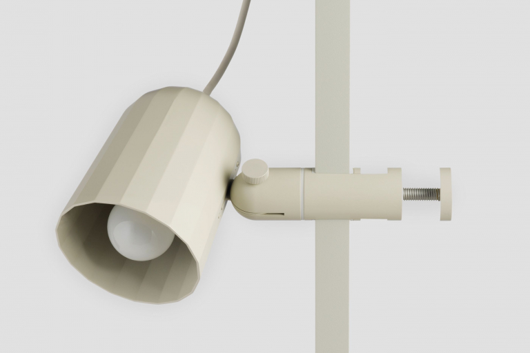 Hay Noc klemlamp LED donkergrijs