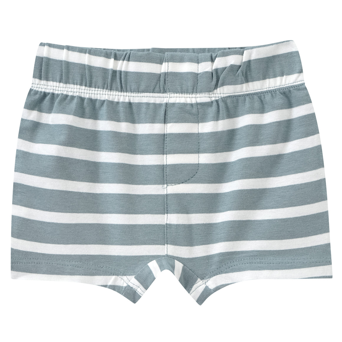 Famy 5 Baby Boxer mit Bio Baumwolle salbei / dunkelgrau / weiss