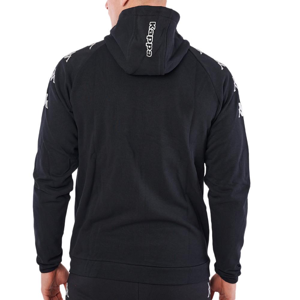 Kappa Sweat Zippé Noir/Argenté Homme Kappa Divieto