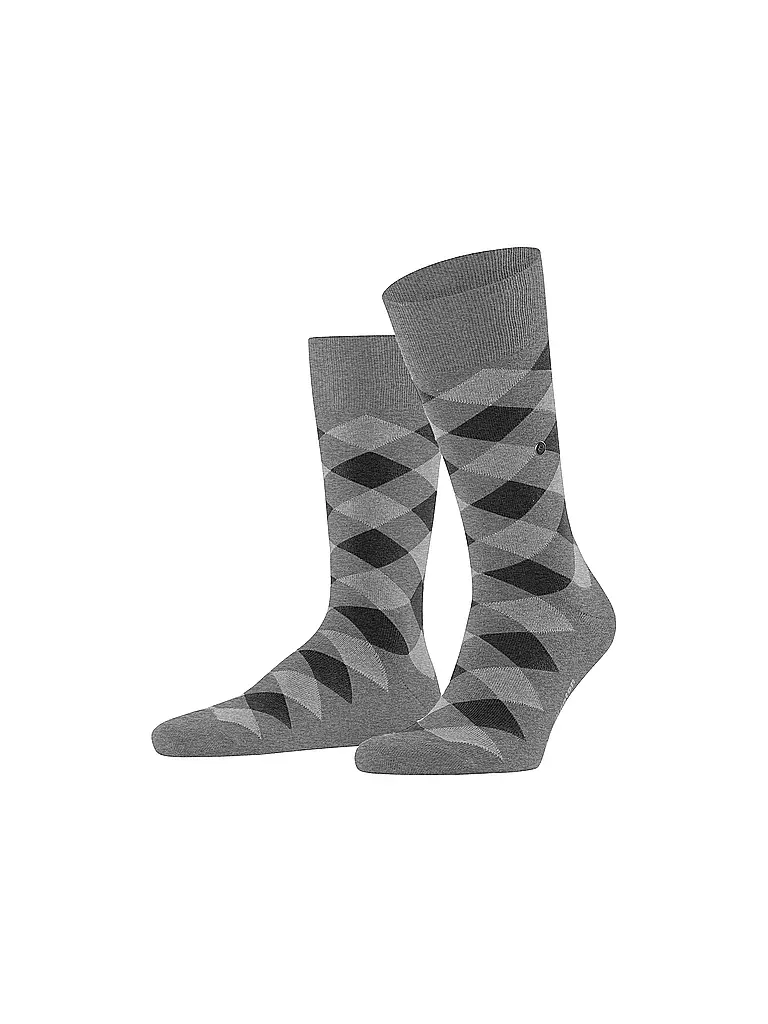 BURLINGTON Herren Socken DANNY 40-46 light greymel. hellgrau