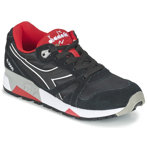 Diadora - N9000 NYLON II - Noir / Rouge
