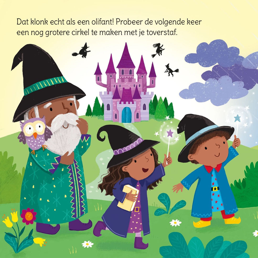 Uitgeverij usborne geluidenboek magische tovernaars