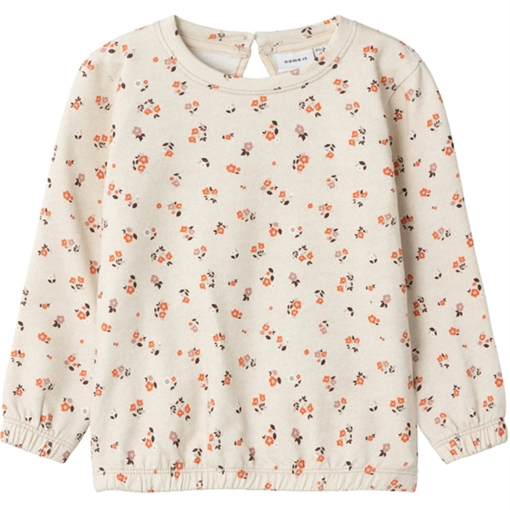 Peyote Melange Tirae Sweatshirt - Name It