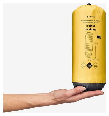 Matelas Gonflable Simond MT900 Air Isolant Jaune - Taille L