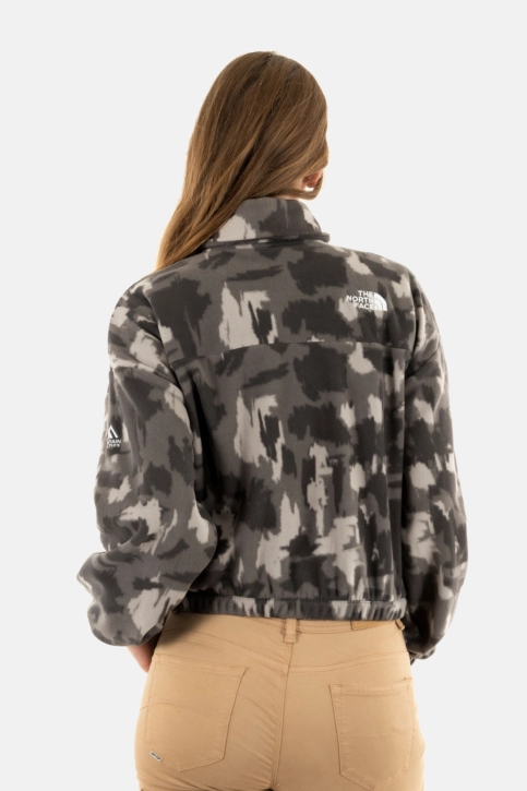 Sweat the north face ma fleece print 7di1 monument grey p