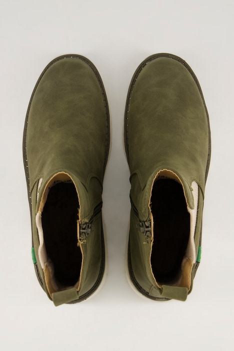 Chelesa-Boots, Jana Shoes, vegan, Veloursoptik, Weite G