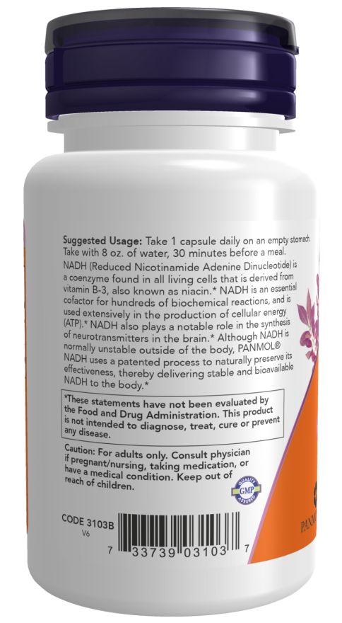 Now Foods NADH 10 mg