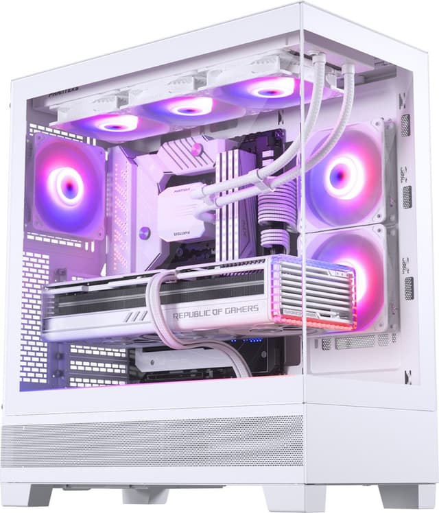Phanteks XT View PC-kabinet (hvid)