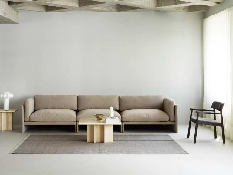 Normann Copenhagen Timb fauteuil bruin