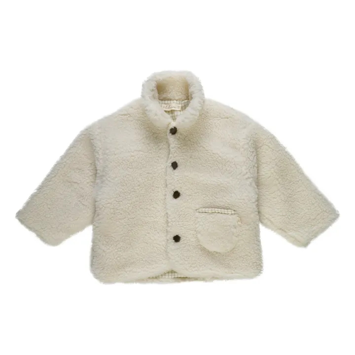 Lilinoa Manteau Façon Fourrure Armance | Ecru