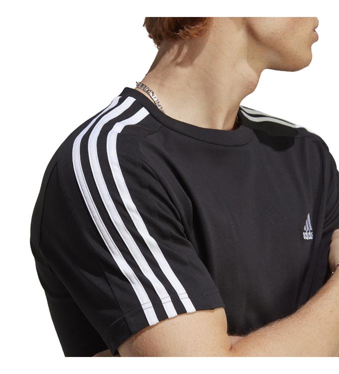 adidas Men Essentials Single Jersey 3-Stripes T-Shirt