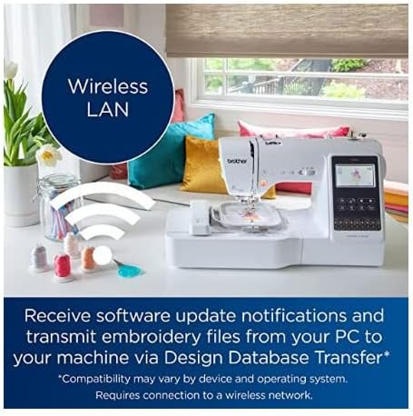Brother SE700 Sewing and Embroidery Machine, Wireless LAN Connected, 135 Built-in Designs, 103 Built-in Stitches, Computerized, 4