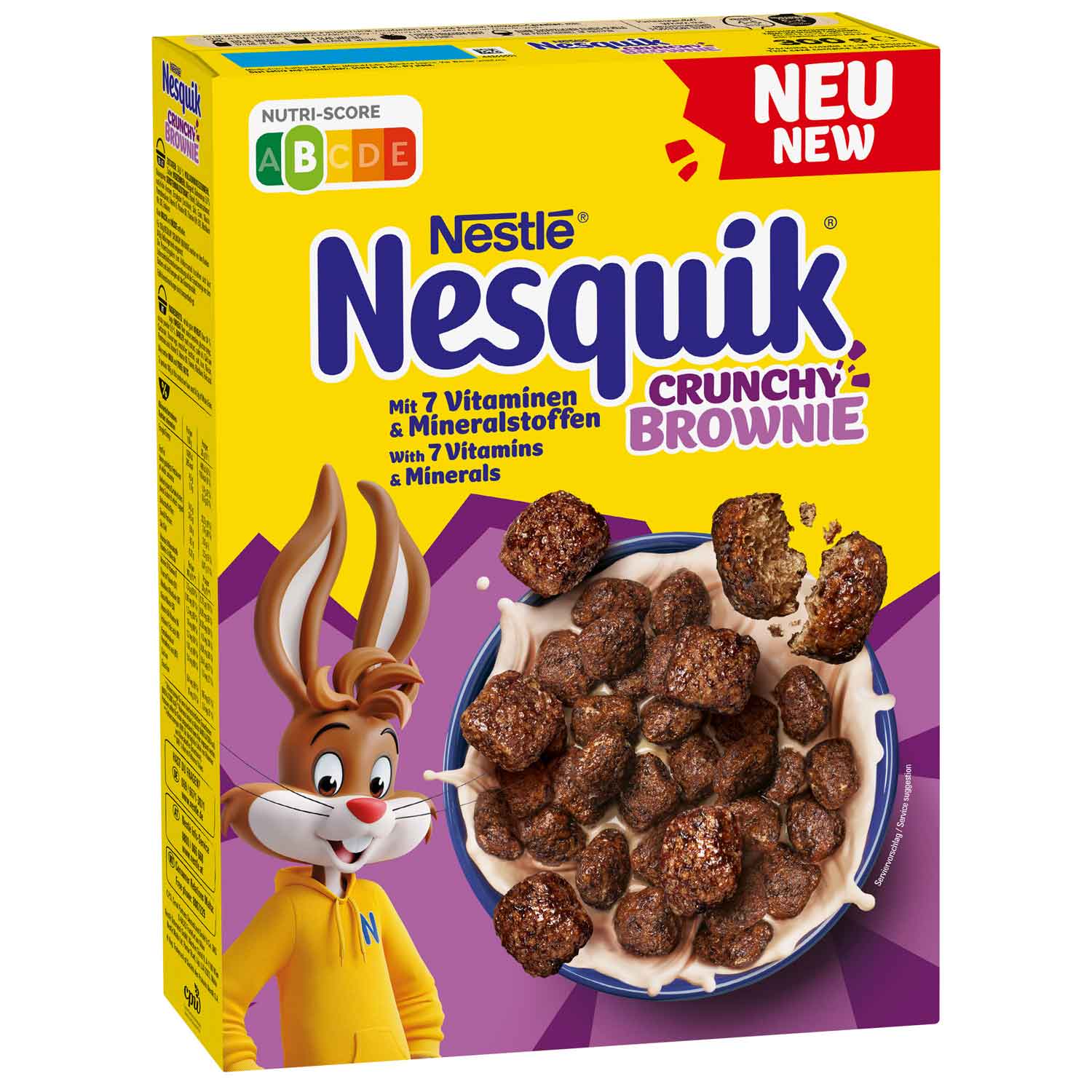 Nesquik Crunchy Brownie 300g MHD:30.9.25