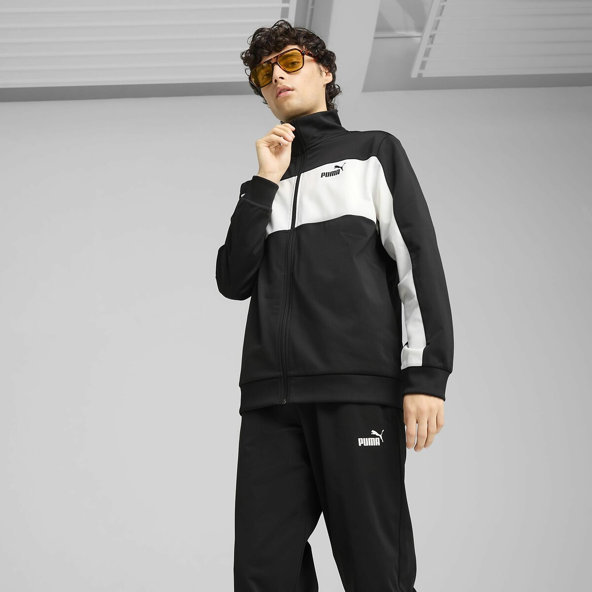 PUMA<br>Agasalho esportivo com blocos de cores