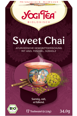 YOGI TEA Sweet Chai<br>17 × 2 g, Beutel
