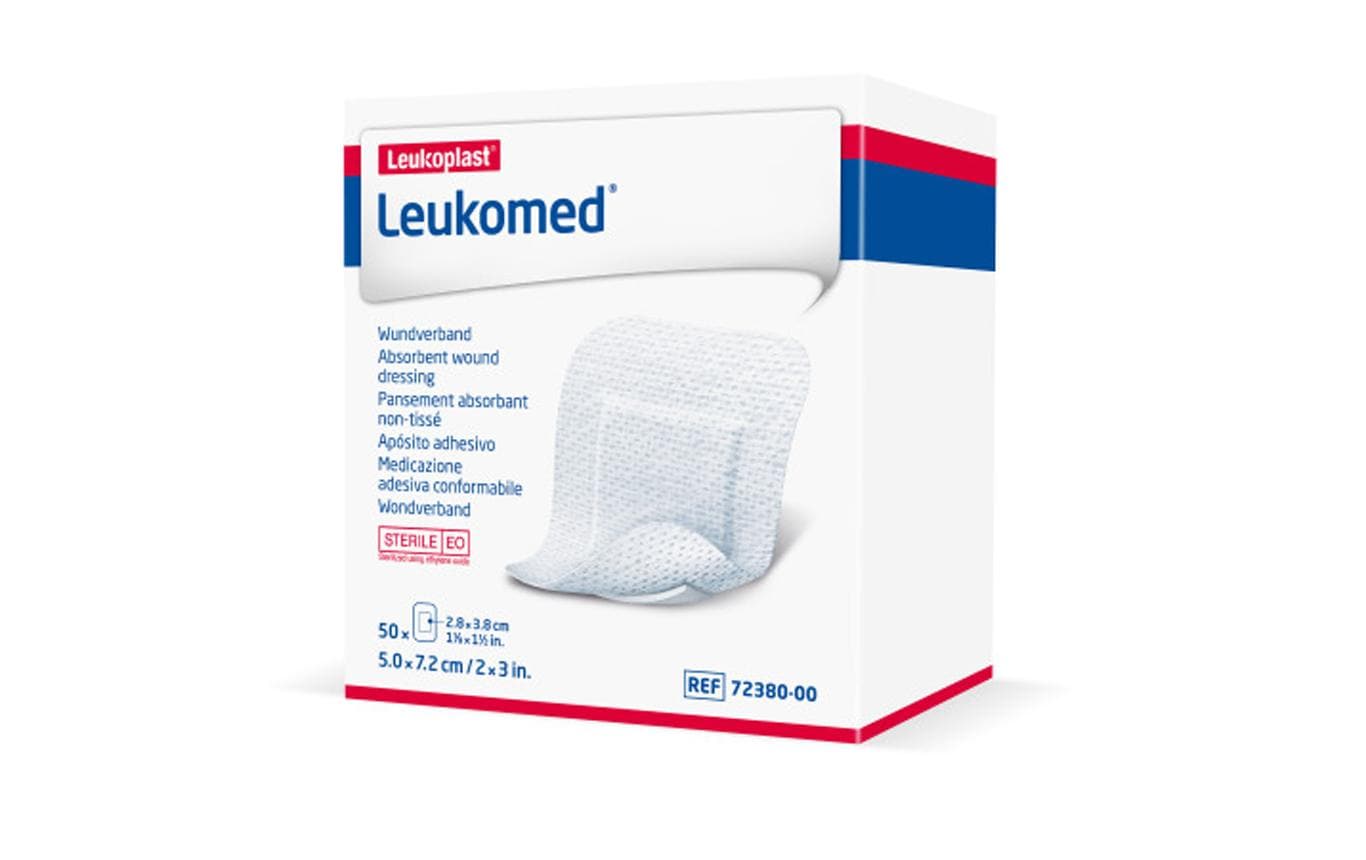 Wundpflaster Leukomed 5 x 7.2 cm 50 StückSteriler Wundverband