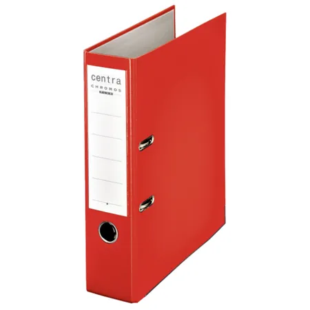 Leitz Chromos-Ordner, DIN A4, rot