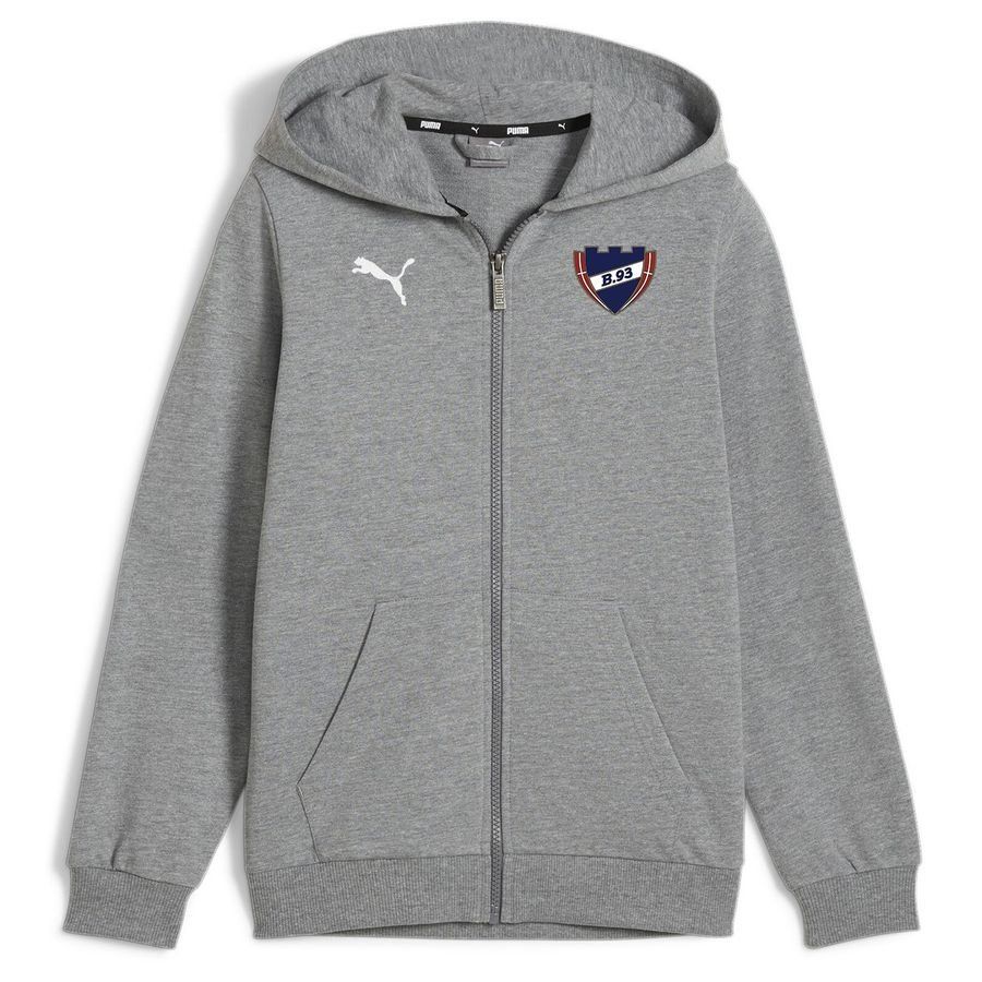 B.93 Sweat à Capuche Full Zip - Gris/Blanc Enfant