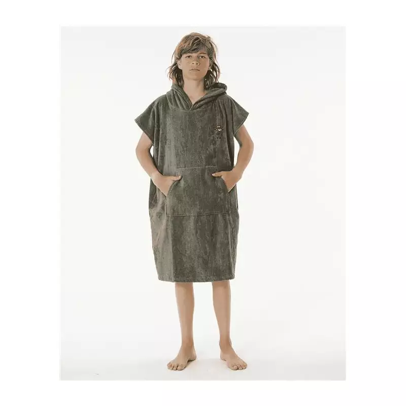 Poncho junior RIPCURL Logo Hooded Towel - Boy Grey