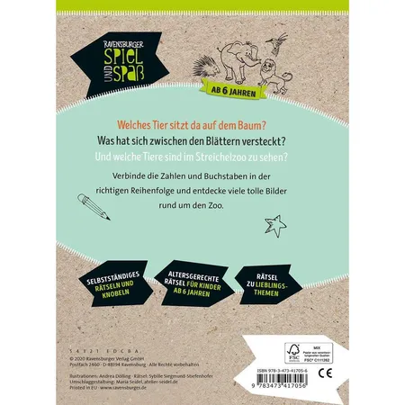 Ravensburger Von Punkt zu Punkt: Im Zoo