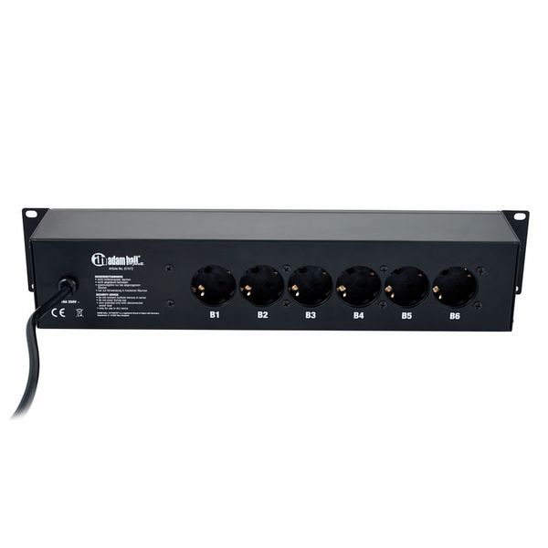 Adam Hall 87472 Mains Power Strip 2U