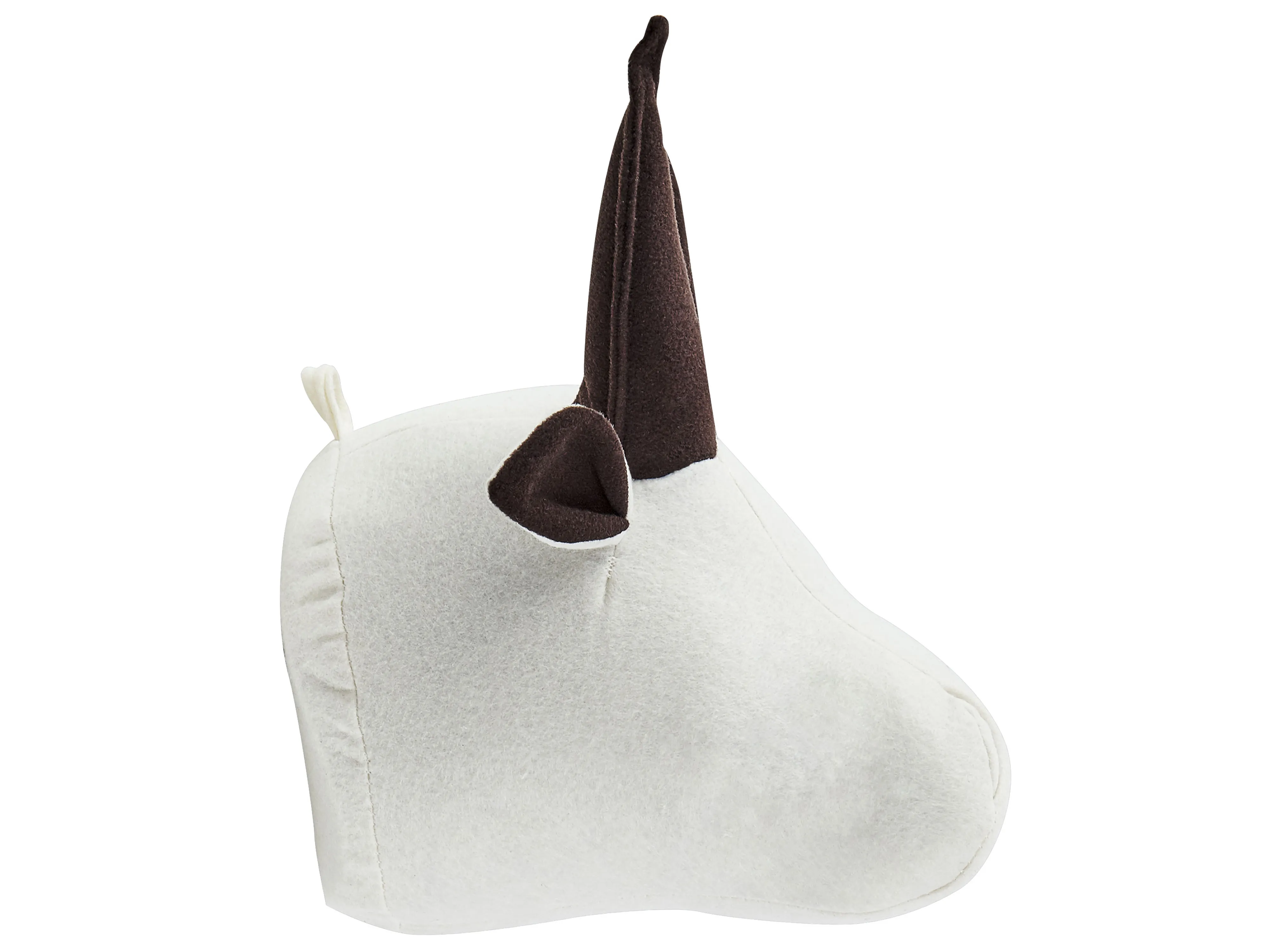 Wanddecoratie voor kinderen Stier GEOFFREY Katoen 24 cm Wit