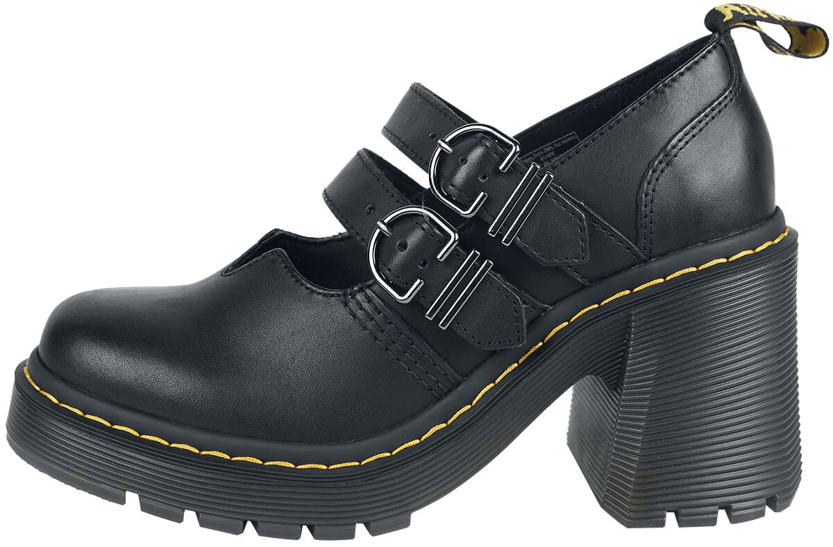 Eviee - Black Sendal | Dr. Martens Tongs