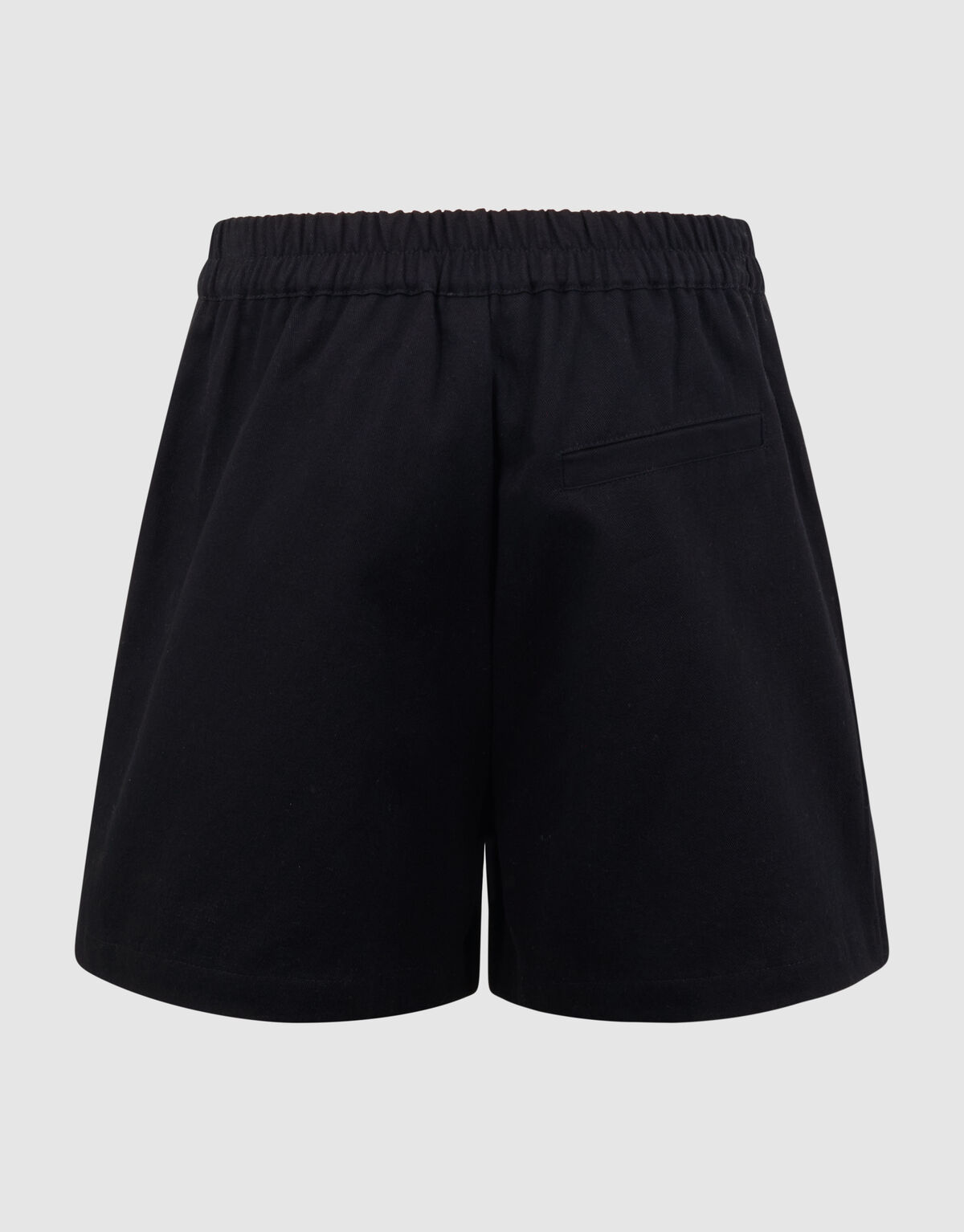 Palm Embroidery Short Zwart