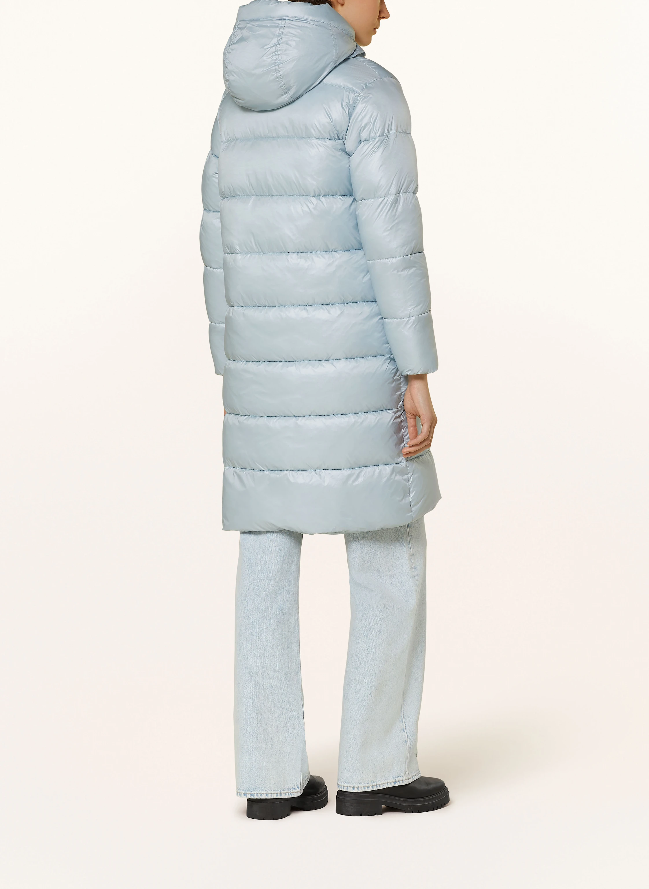 Blauer Steppmantel MARTHA