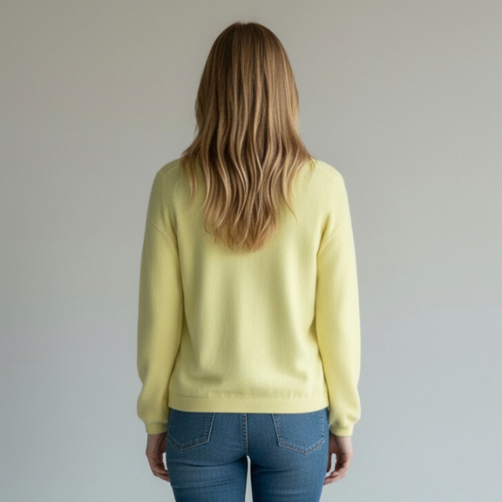 Pull Femme jaune