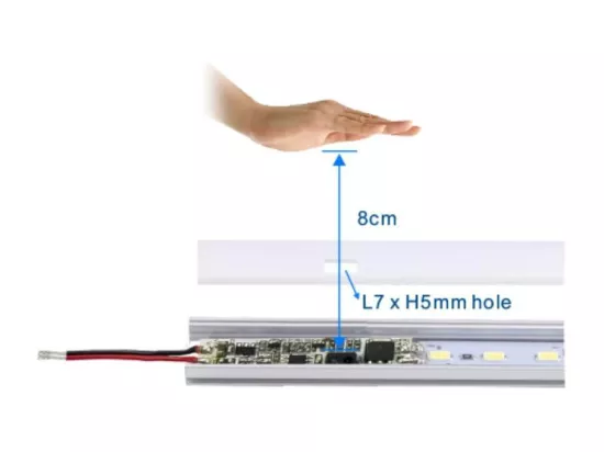 Mini Interrupteur Capteur Sans Contact pour Rubans LED 12-24V DC