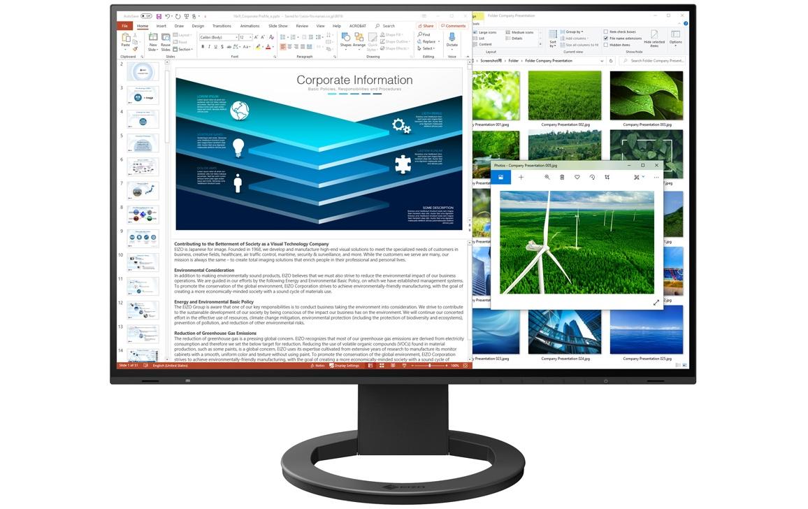 Monitor EV2485 Swiss Edition Schwarz<br>24.1