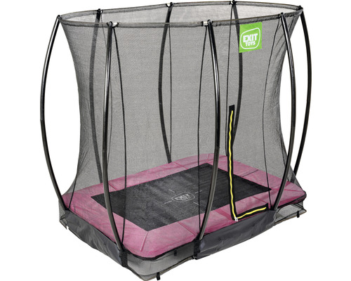 EXIT Silhouette In-Ground Trampoline 214 x 153 cm Roze