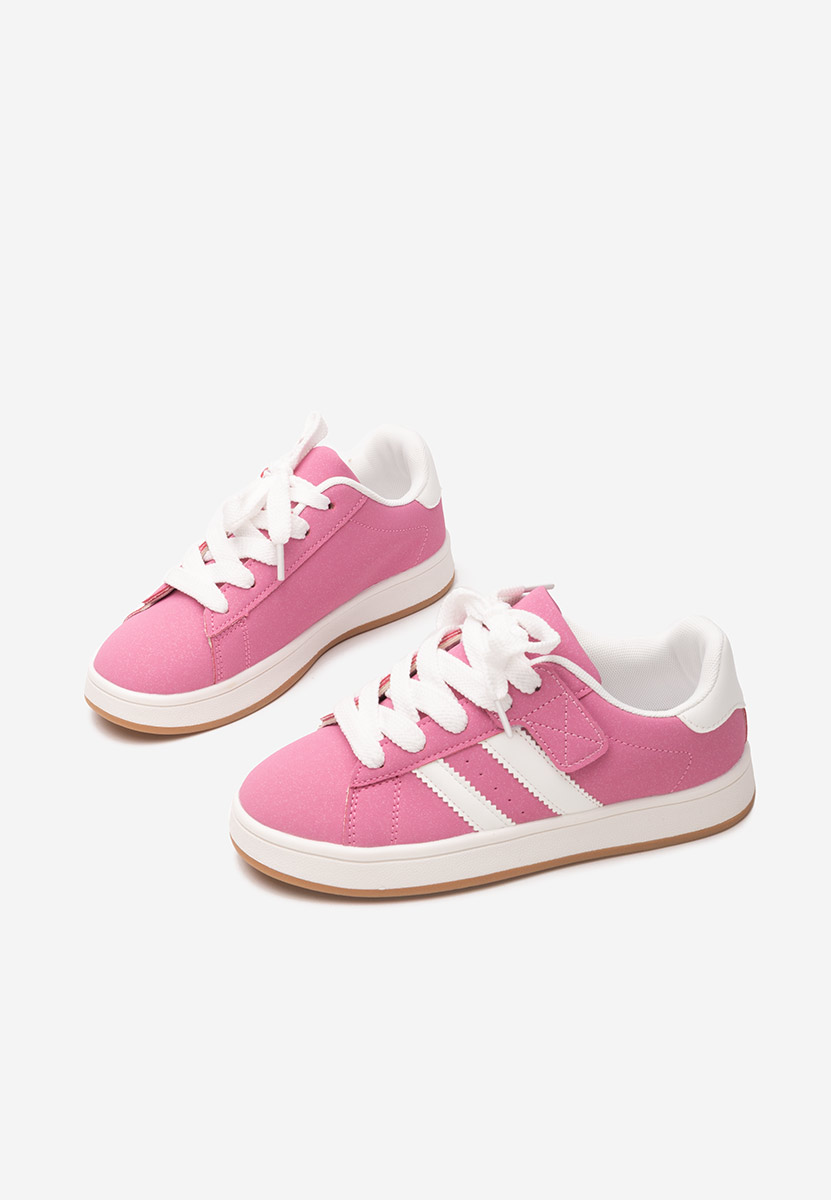Baskets fille roses Sidola