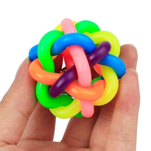 Conjunto de brinquedos multicoloridos para cães