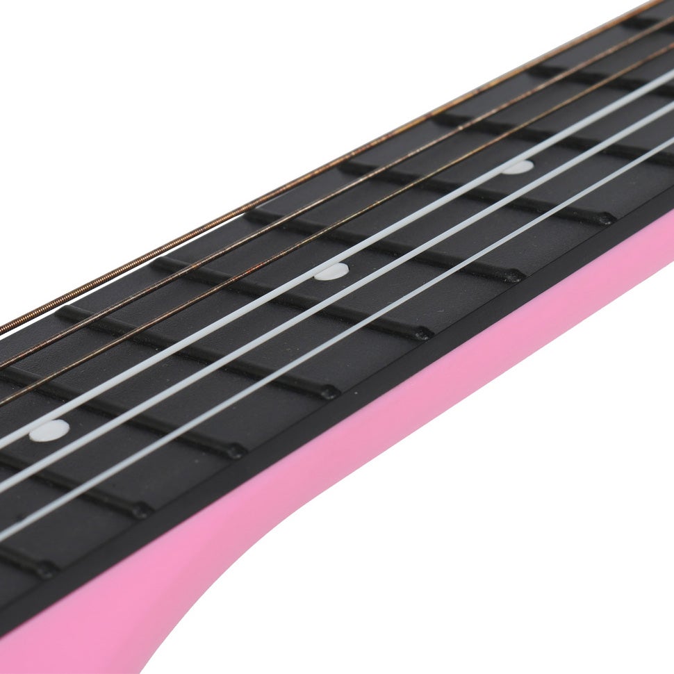 Korala PUG-40-PK polycarbonaat guitarlele roze