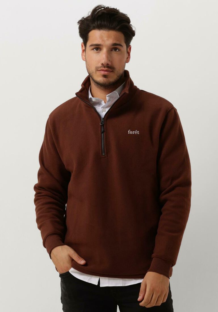 FOR\u00C9T bruine for&eacute;t trui motion half zip