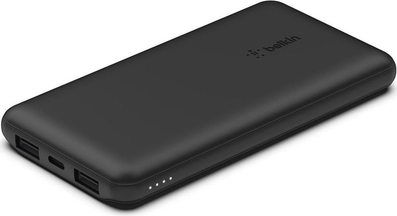 Belkin Boost-Up Charge Powerbank - 10000 mAh - 3 Poorts - 15W - Zwart