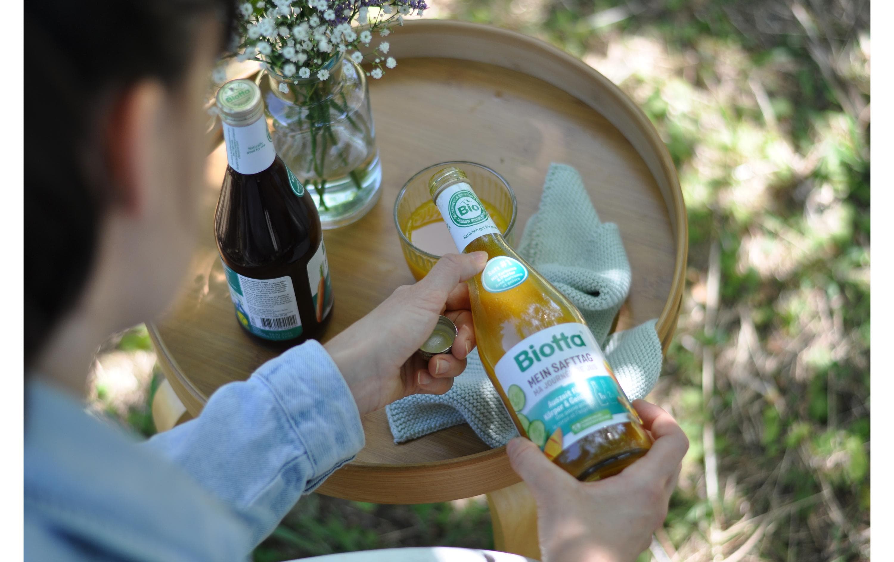 Säfte Mein Safttag Set 2 x 0.5 lGemüse- und Obstsaftmischung aus erntefrischen Bio-Früchten