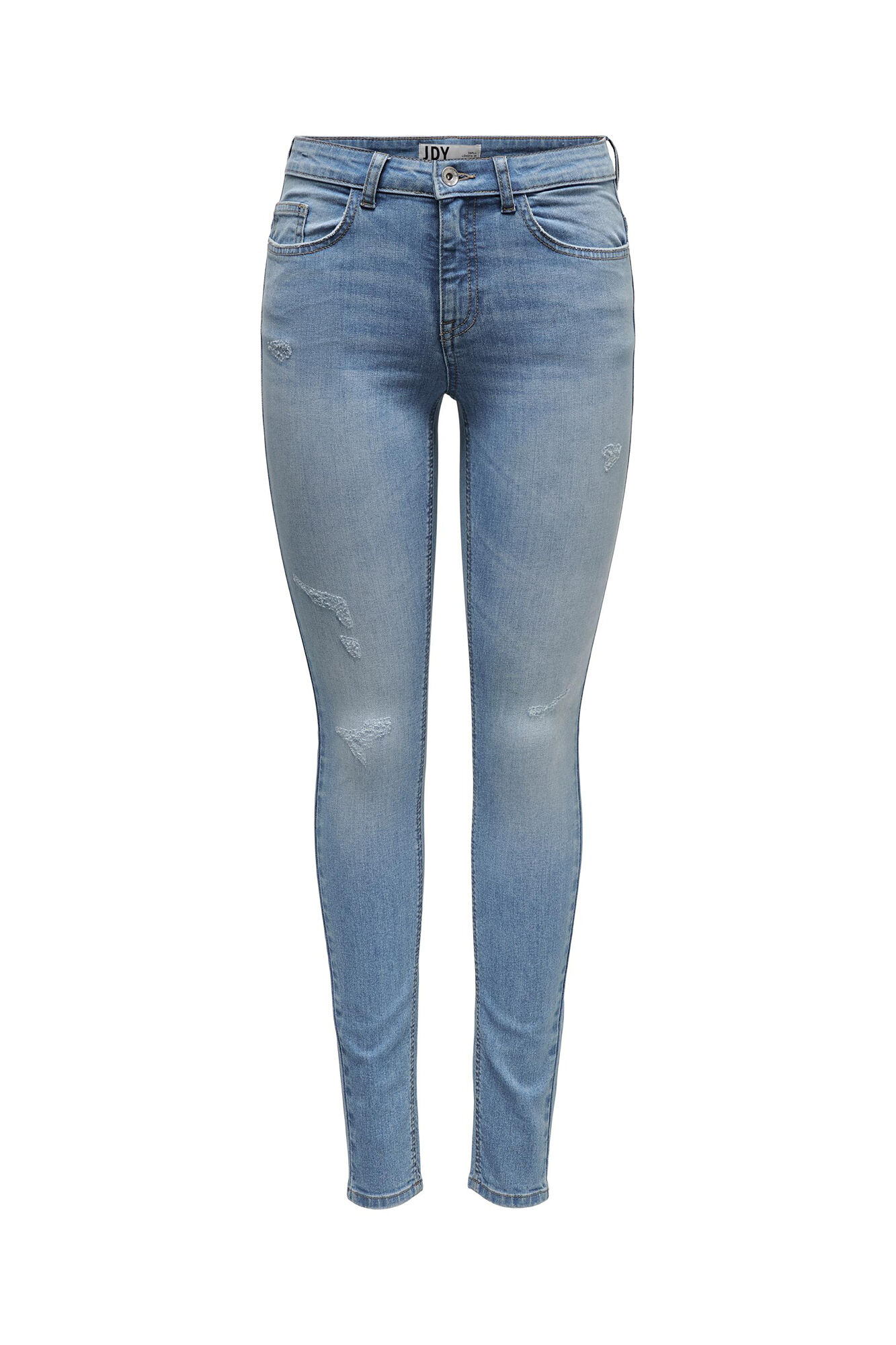 Calça jeans skinny de cintura média