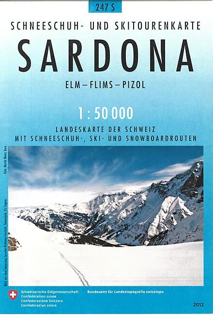 BUNDESAMT - 247S SARDONA ECHELLE 1 50 000