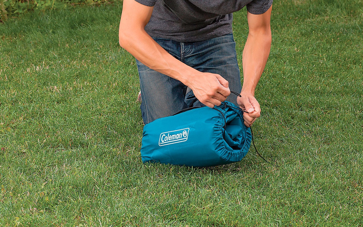 Coleman Luftbett DuraRest Double 198x137x22cm, petrolblau