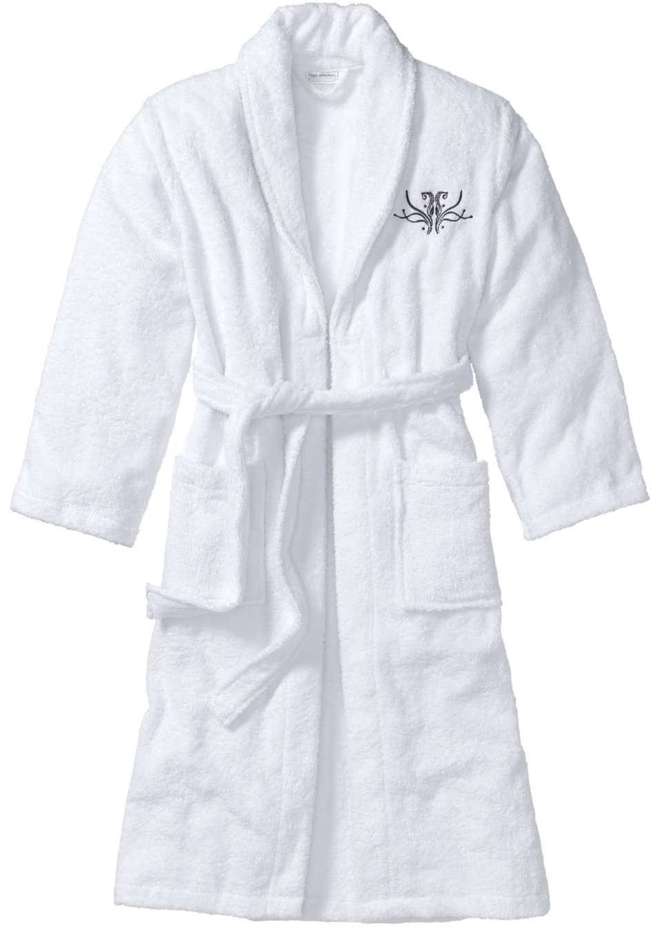 Peignoir de bain en éponge de coton