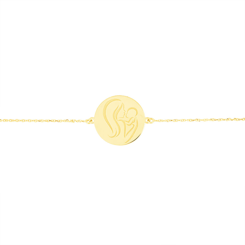 Bracelet Cobeia Maille Forçat Or Jaune